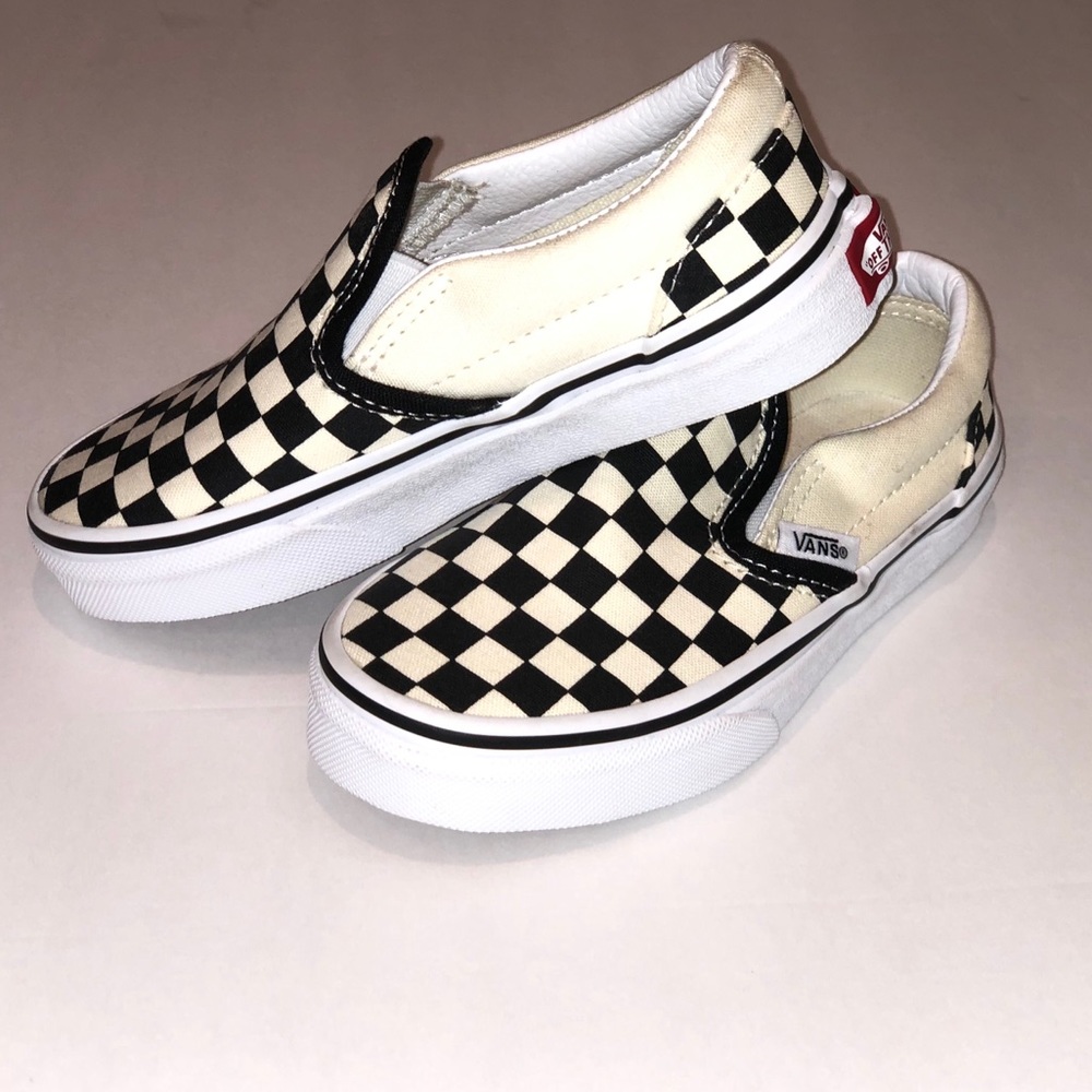 Kids checkered vans